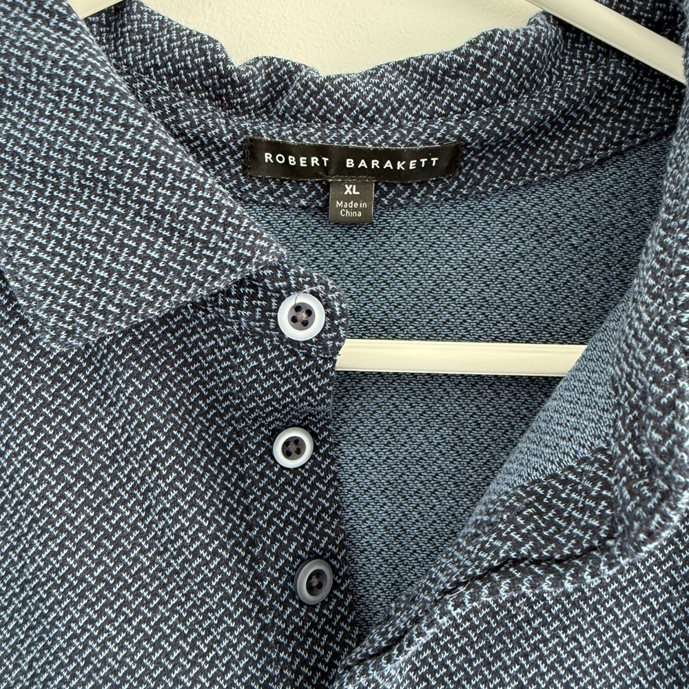 Robert Barakett Dark Blue Polo Shirt